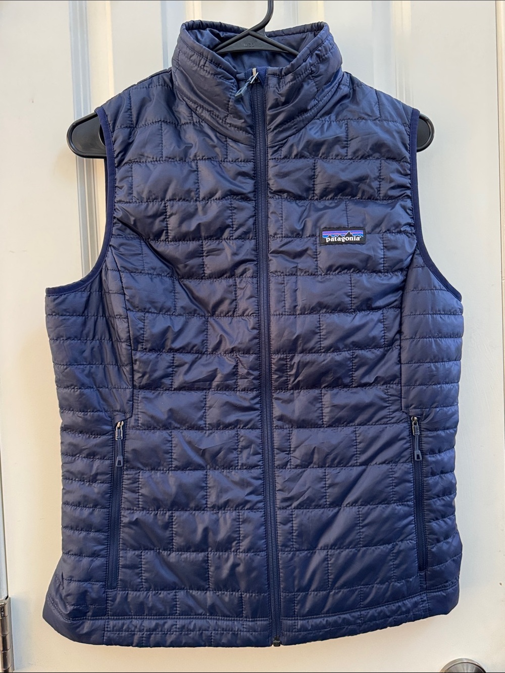 Patagonia Women's Primaloft Quilted Vest in Navy